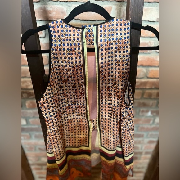 Anthropologie Clover canyon cut out patterned rare slight open back medium - Picture 2 of 6